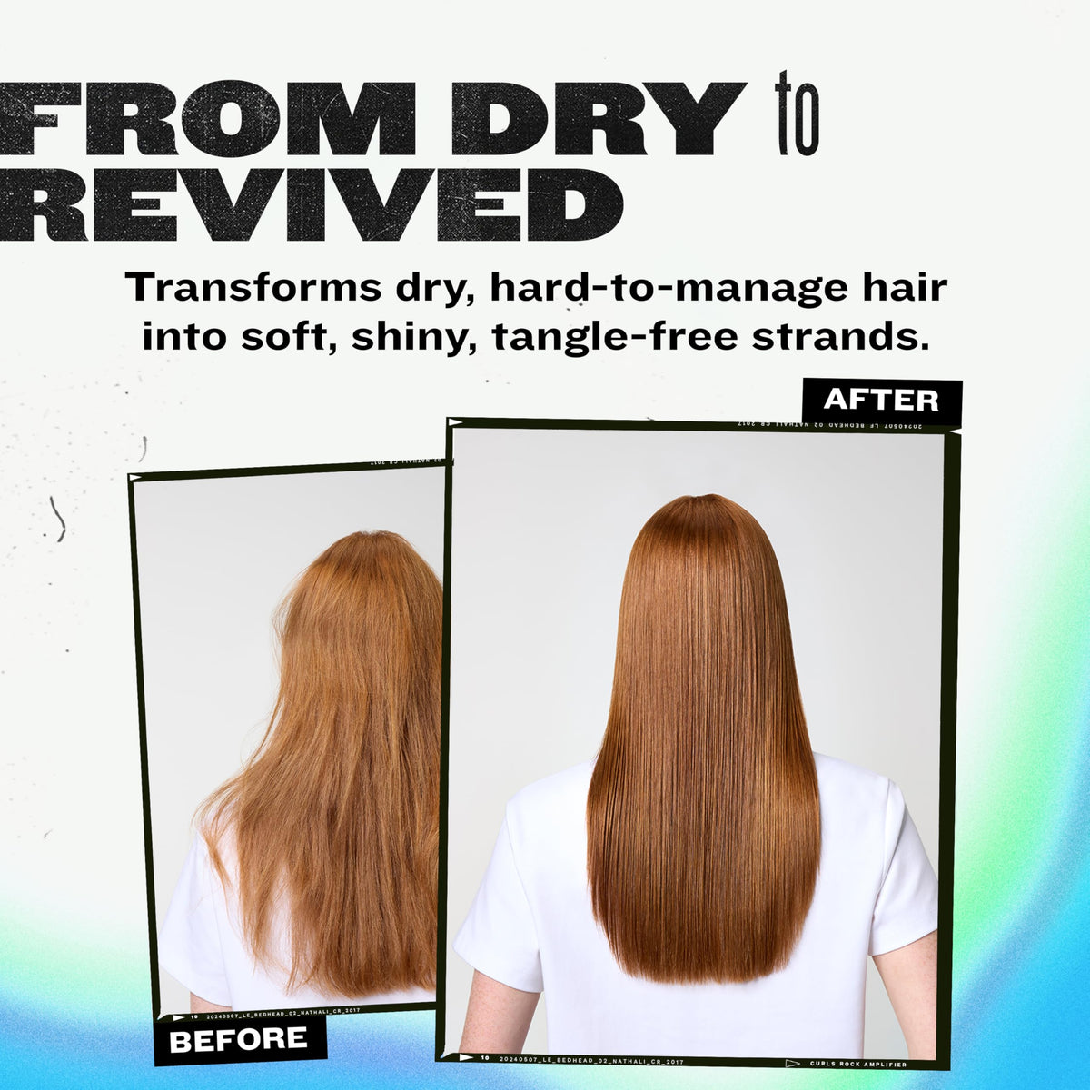 TIGI Baume de récupération Voyage 75ml en utilisation sur cheveux
