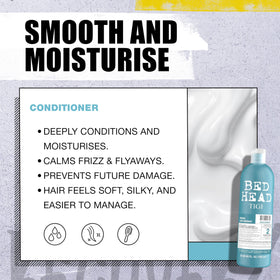 TIGI Bed Head Recovery Conditioner being applied to hair