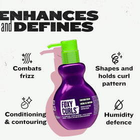 TIGI Foxy Curls crème contour sur cheveux bouclés