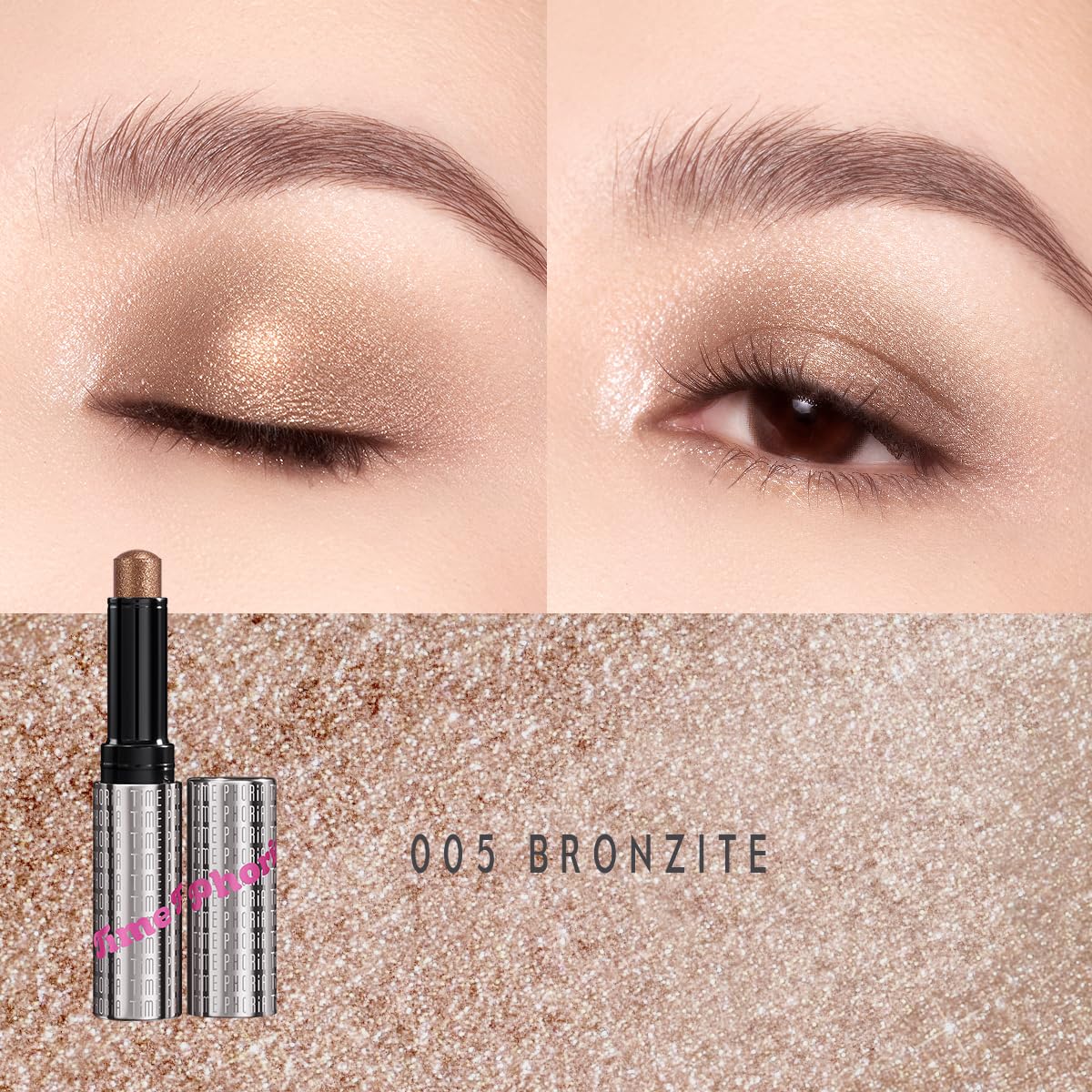 TIMEPHORIA Illumina Jelly Gel Eyeshadow Stick 005 Bronzite côté