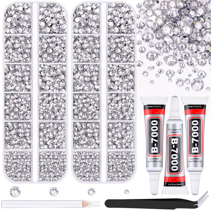 TINKRSTUFF 12100 Pcs de rhinestones dans deux boîtes