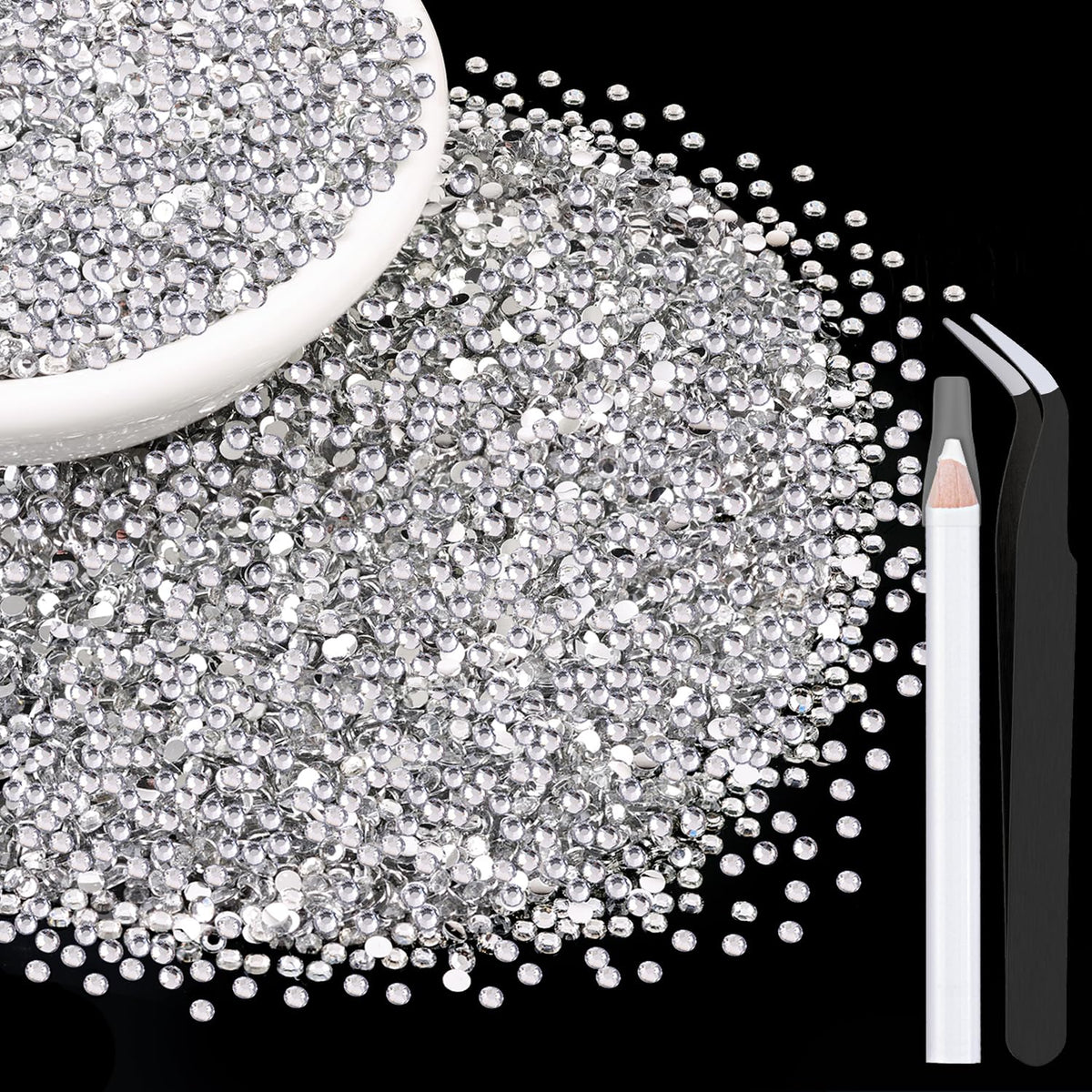 TINKRSTUFF strass en résine 2mm transparent en paquet