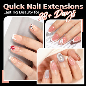 Tips d'ongles carrés UNA GELLA avec texture matte
