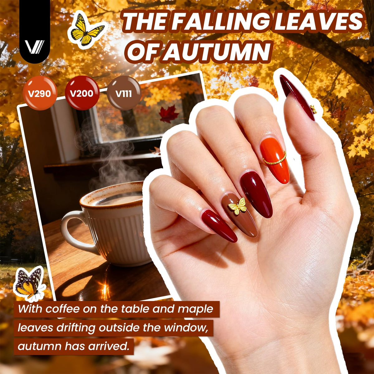 Tips en forme d'amande du kit de vernis à ongles VANREESA