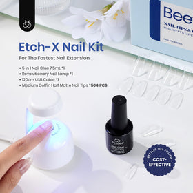 tips préformés en forme de cercueil pour extension d'ongles