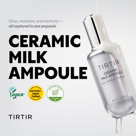 TIRTIR Ampoule Céramique au Lait 10ml avec texture visible