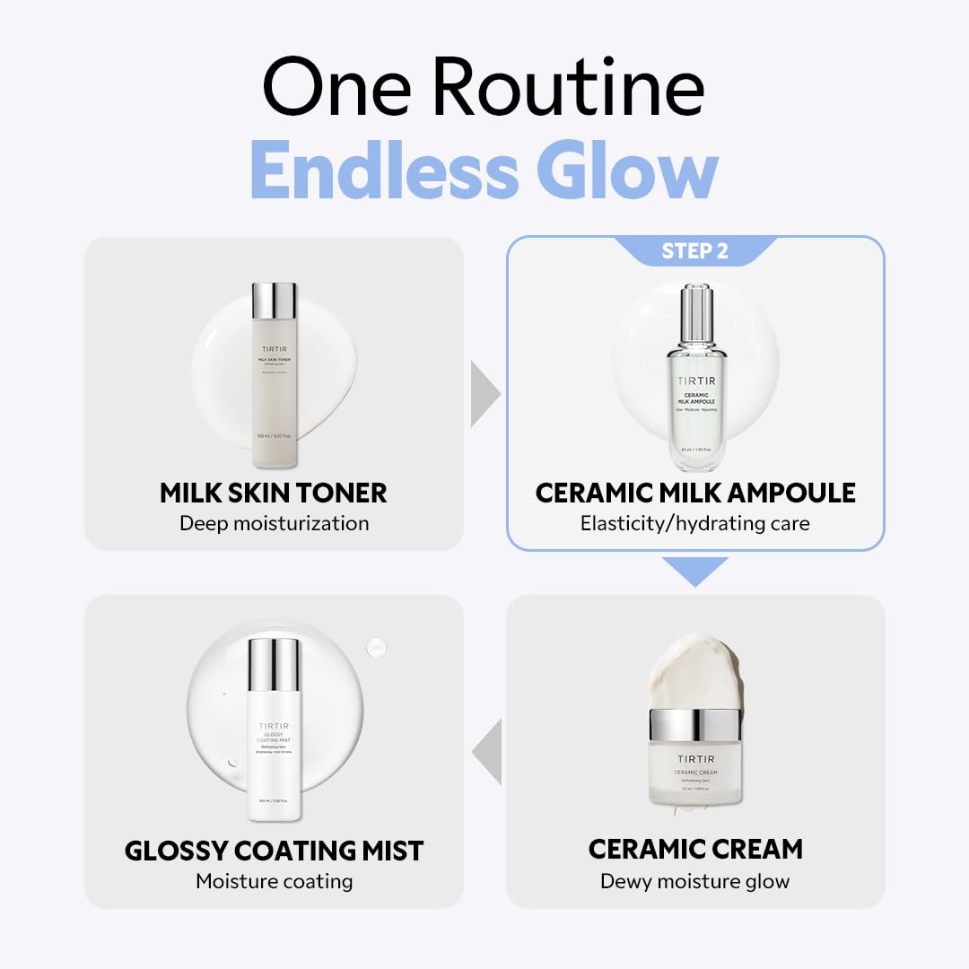 TIRTIR Ampoule Céramique au Lait 10ml en gros plan