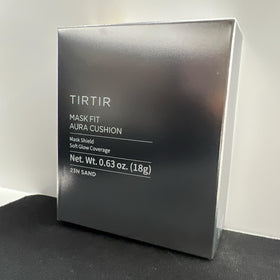 TIRTIR Cushion Foundation Aura Silver with makeup products
