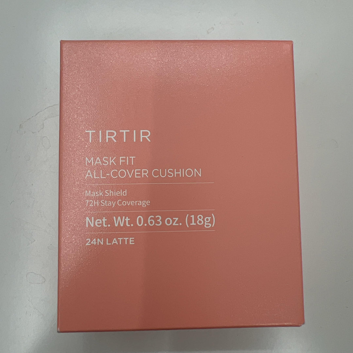 TIRTIR Fond de Teint Cushion 24N Latte avant/après