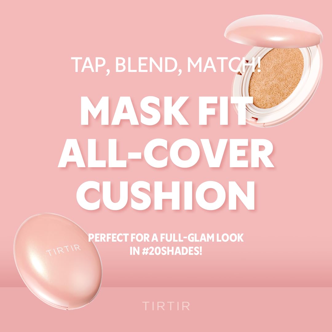 TIRTIR Fond de Teint Cushion 24N Latte avec applicateur