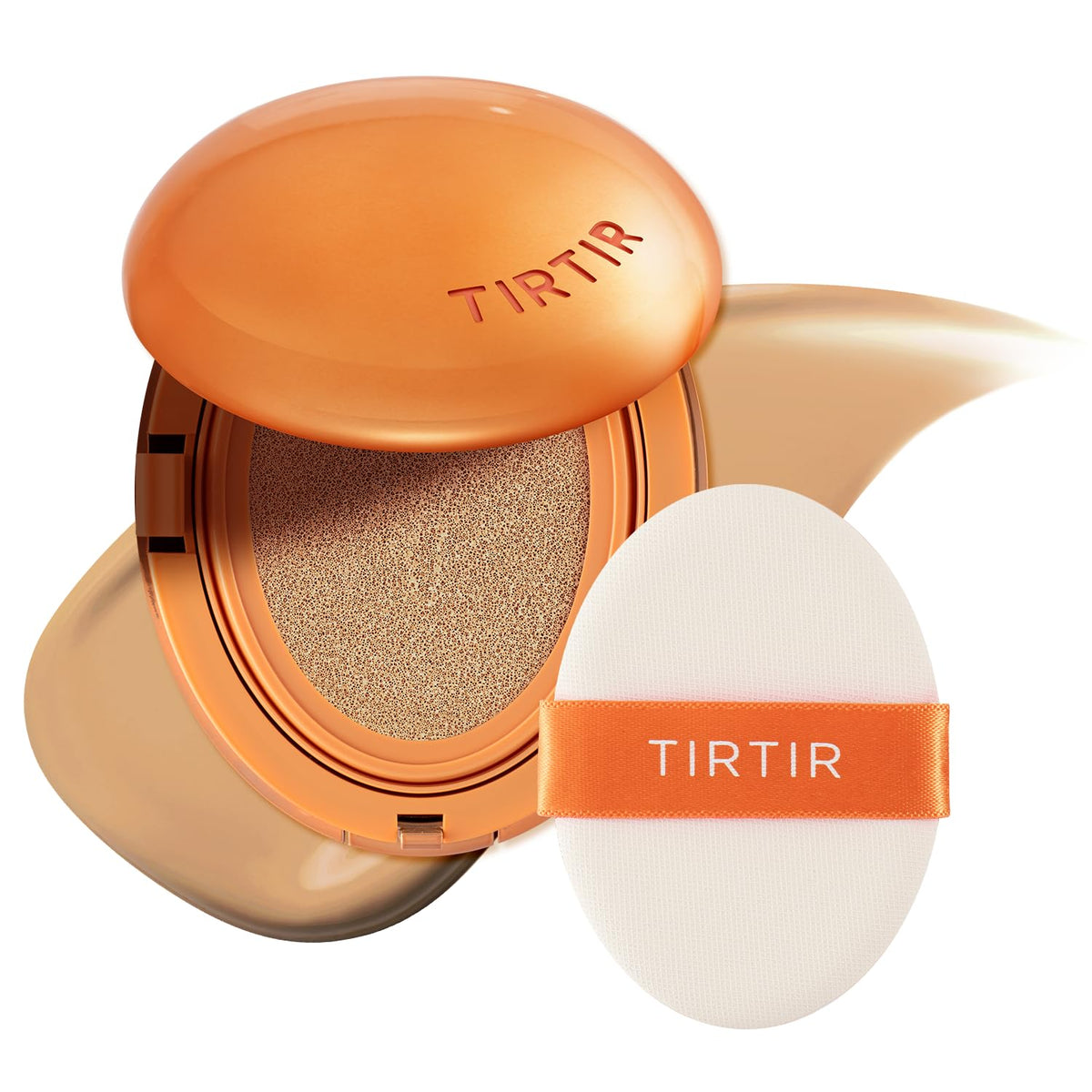 TIRTIR Fond de Teint Cushion #27N Camel avant et arrière