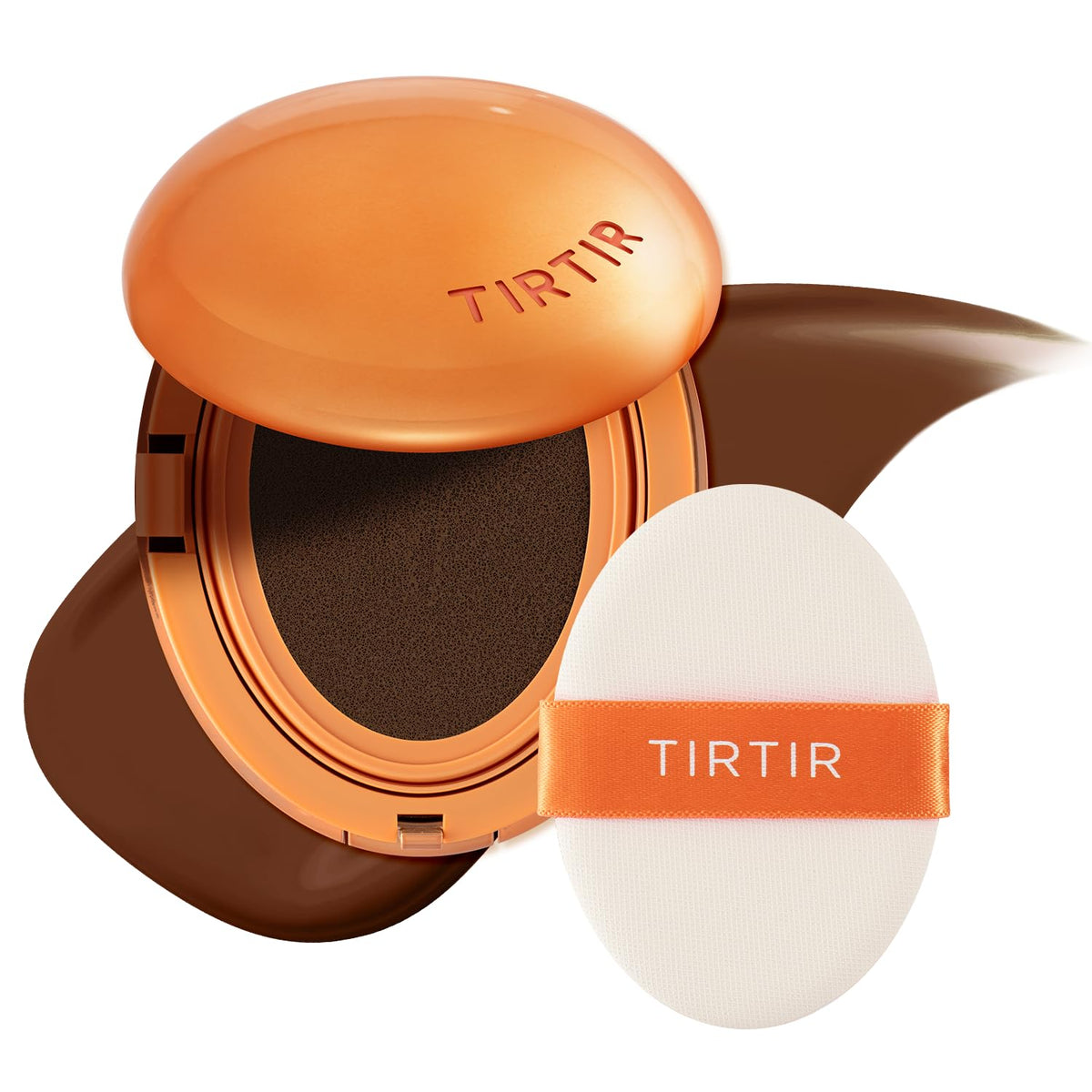TIRTIR Fond de Teint Cushion Fit Ai 49N Châtaigne Profonde vue avant