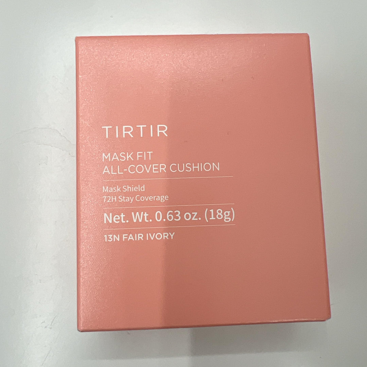TIRTIR Fond de Teint Cushion Rose 13N application au pinceau