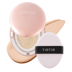 TIRTIR Fond de Teint Cushion Rose 13N avant et après application