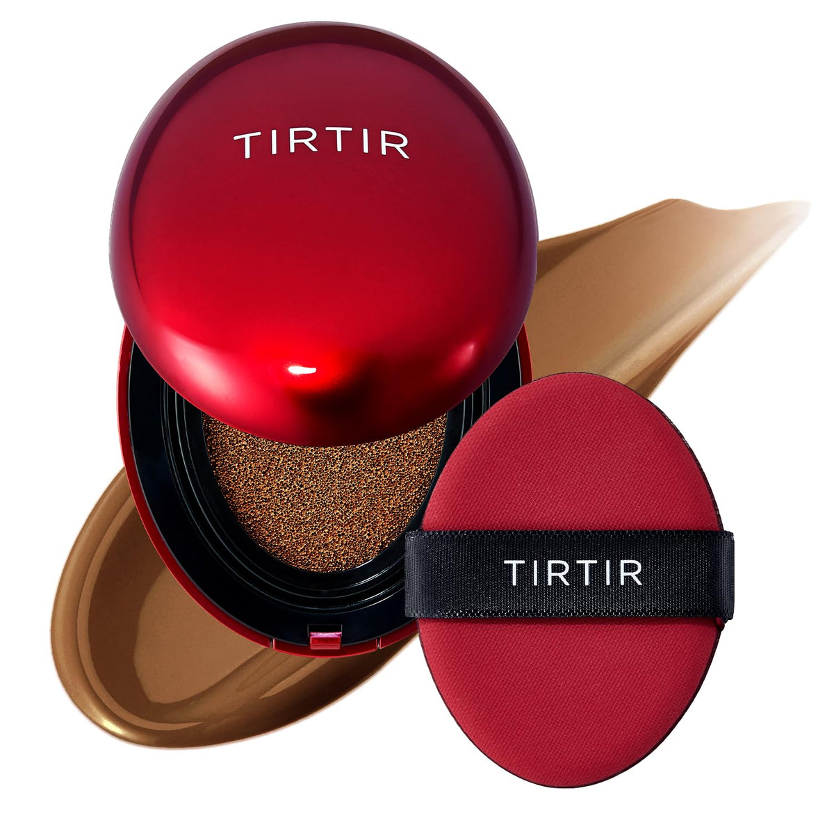 TIRTIR Masque Fit Rouge Cushion vue avant avec finition satinée