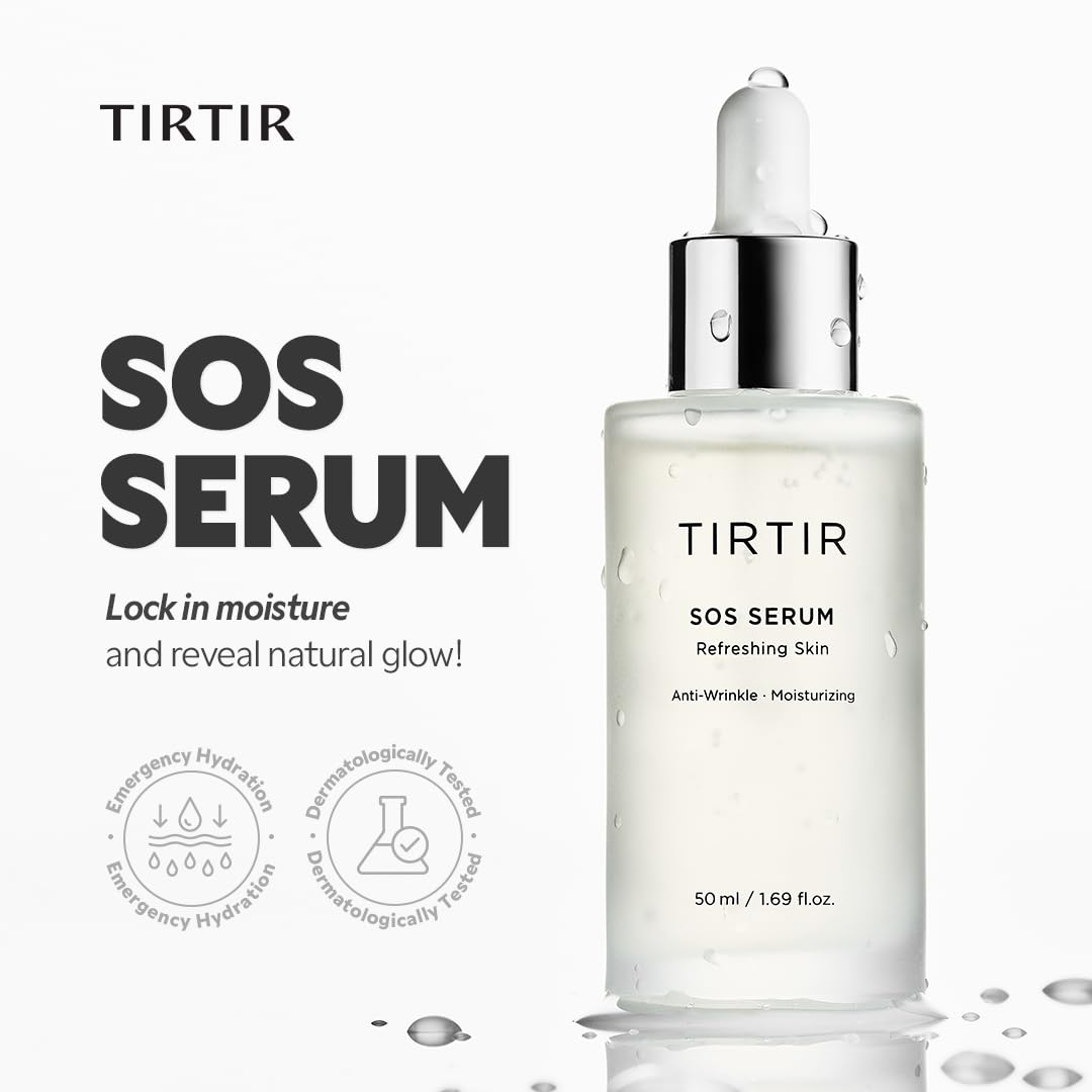 TIRTIR SOS Serum 50 ml côté avec bouchon