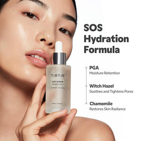 TIRTIR SOS Serum 50 ml sur fond naturel