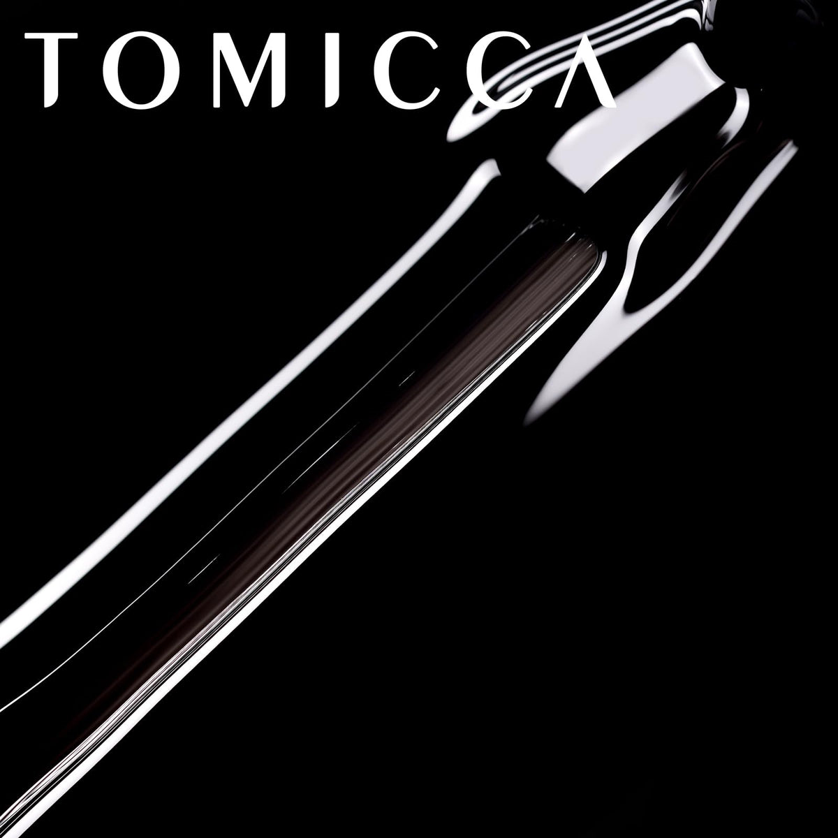 TOMICCA Vernis à Ongles Gel Noir en gros plan
