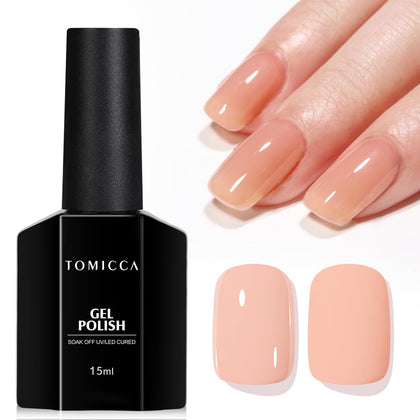TOMICCA Vernis à Ongles Gel Nude 15ml en vue de face