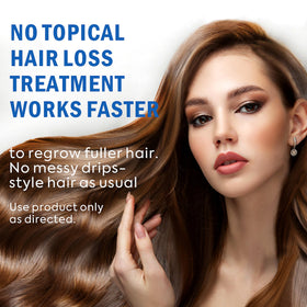 TOMUM Spray Capillaire 5% Minoxidil en utilisation sur cheveux