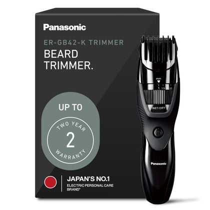 Tondeuse à barbe Panasonic ER-GB42-K vue de face