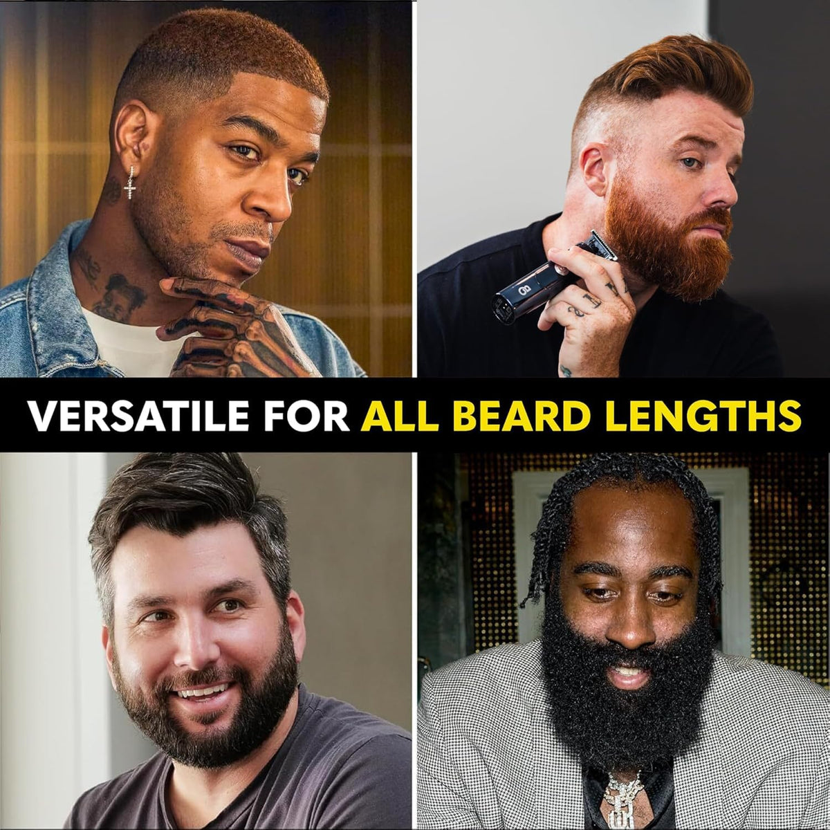 Tondeuse à barbe T-Blade The Beard Club en utilisation sous l'eau
