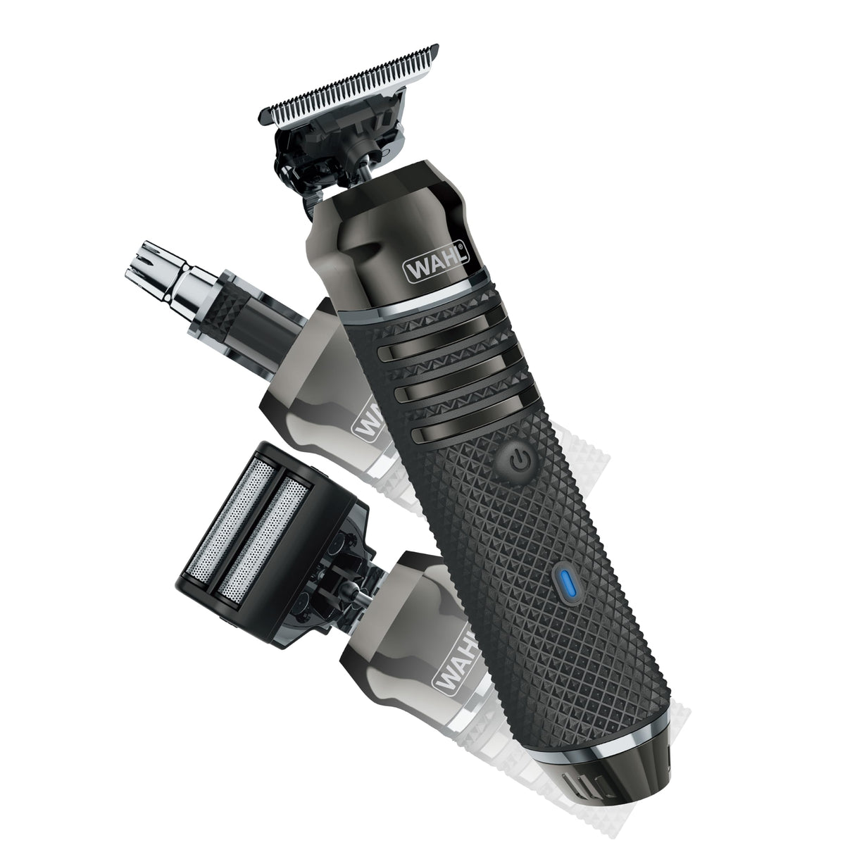 Tondeuse à barbe Wahl Skeleton vue de face avec design 360°