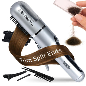 Tondeuse à cheveux Split-Ender Mini vue avant avec design argenté