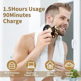 Tondeuse à tête SHPAVVER avec accessoires de nettoyage