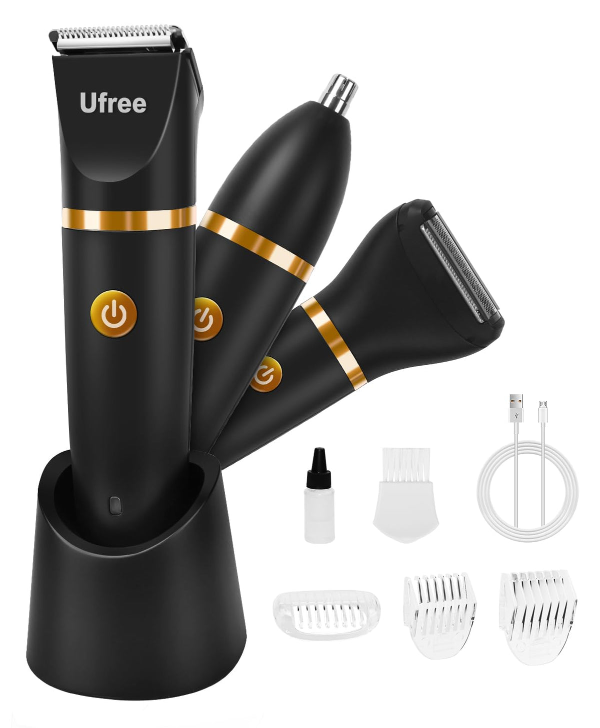 Tondeuse bikini Ufree 3-en-1 avec accessoires complets