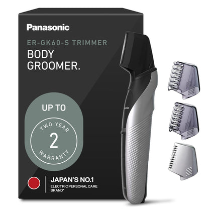 Tondeuse corps Panasonic ER-GK60-S vue avant avec tête de coupe