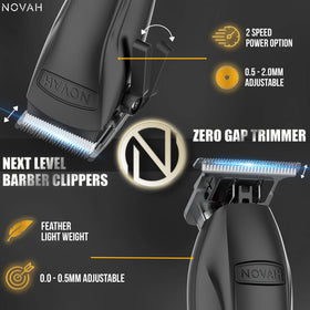 Tondeuse NOVAH avec accessoires et protections incluses