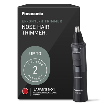 Tondeuse Panasonic ER-GN30-H vue avant avec lames en acier inoxydable