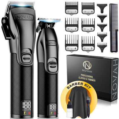Tondeuse professionnelle NOVAH vue de face avec écran LED