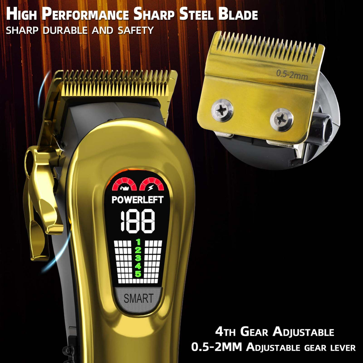 Tondeuse TCMKY avec accessoires et guide de coupe