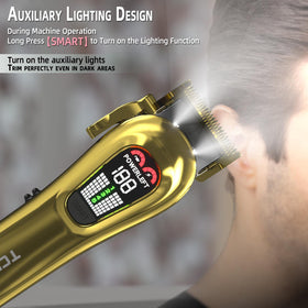 Tondeuse TCMKY avec affichage LED et lames en acier