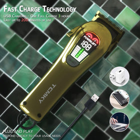 Tondeuse TCMKY avec chargeur USB et indication de charge