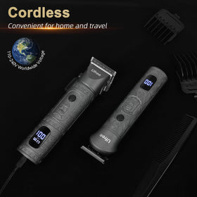 Tondeuse Ufree vue latérale montrant son design ergonomique