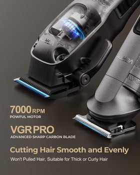 Tondeuse VGRPRO avec moteur puissant visible