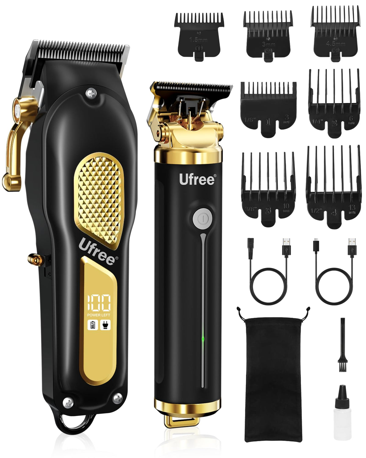 Tondeuses à cheveux Ufree sans fil avec accessoires inclus