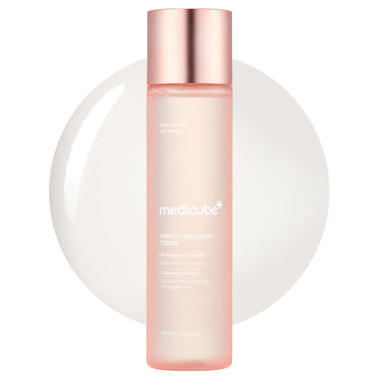 Toner Triple Collagène Medicube 140ml vue de face