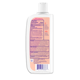 Tonique Clean & Clear avec des éléments de soins de la peau