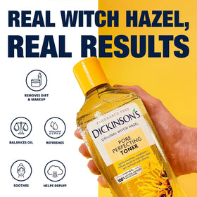 Tonique purifiant Dickinson's 473 ml avec étiquette visible