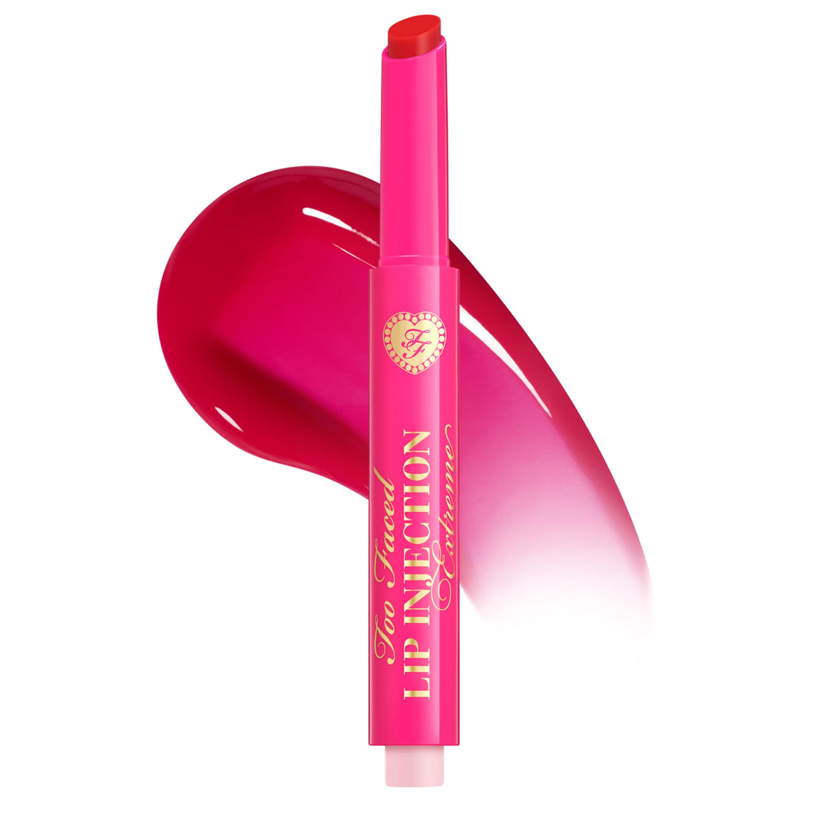 Too Faced Lip Injection Extreme Plumping Clicks cerise rouge face avant