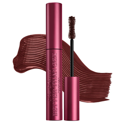 Too Faced Mascara Better Than Sex en couleur Burgundy, vue avant