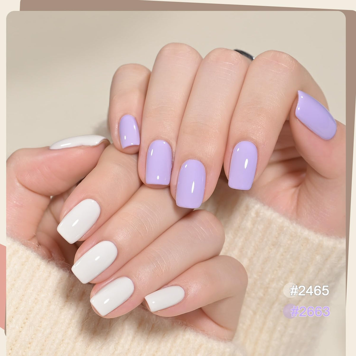 Top coat brillant et mat inclus dans le set GAOY