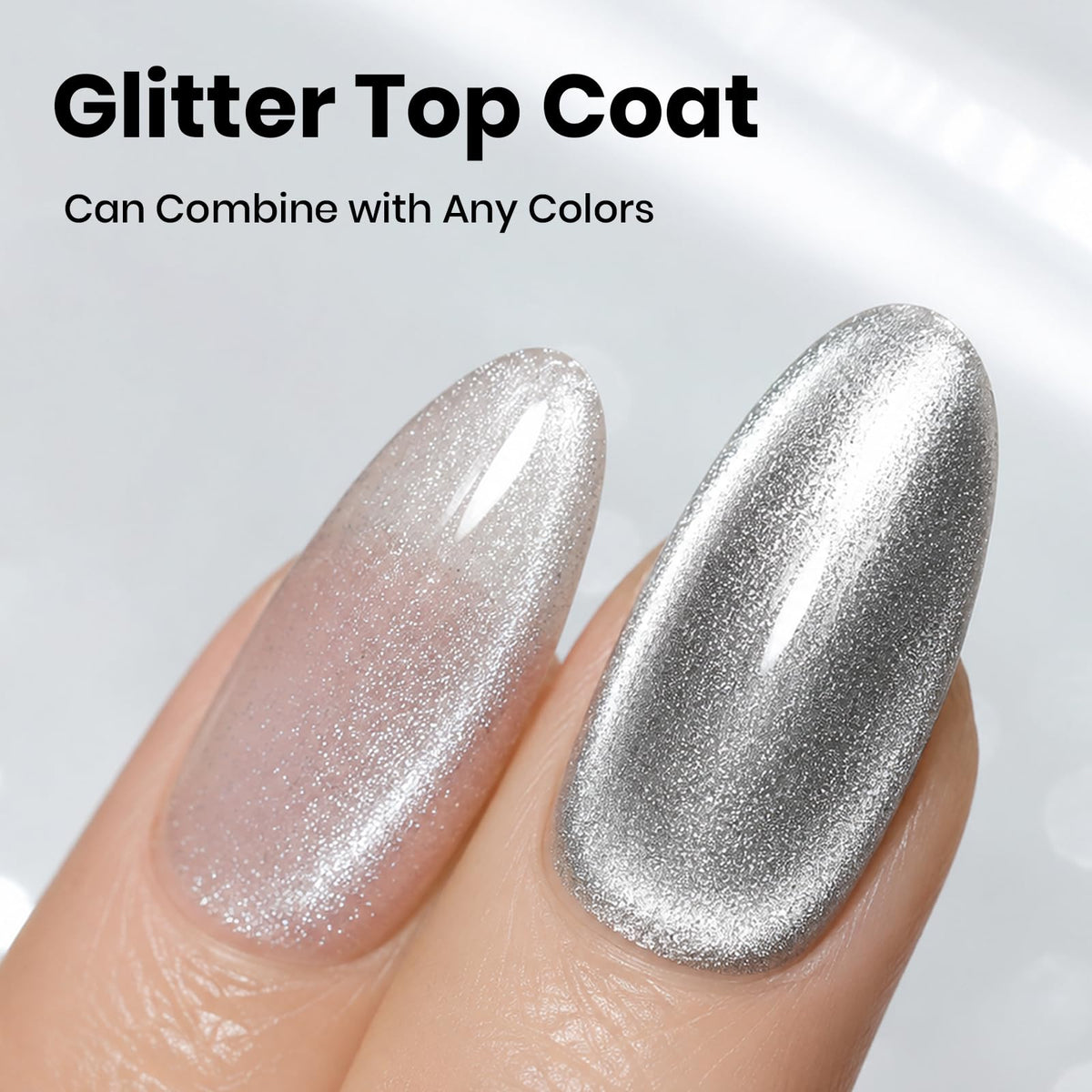 Top Coat Gel Cat Eye de beetles 10ml avec outil magnétique