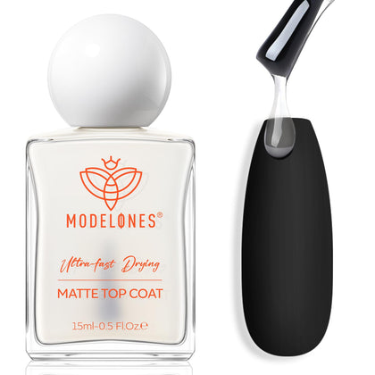 Top Coat Mat modelones 15 ml vue avant avec effet velours