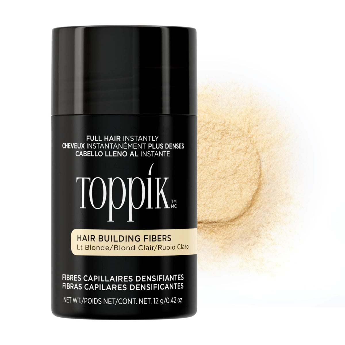Toppik Fibres Capillaires Blonde Clair 50g vue de face