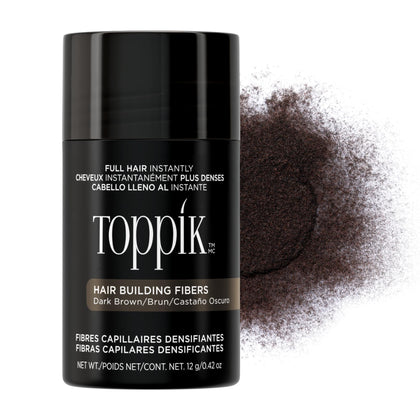 TOPPIK Fibres Capillaires Brun Foncé 12g vue avant